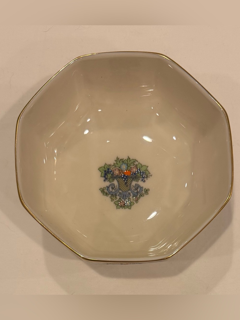 Vintage Lenox China “Autumn” Square Candy Dish